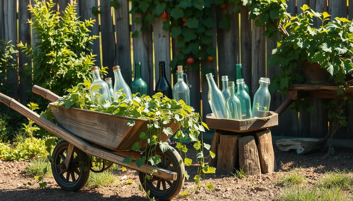 Ideas de reciclaje para jardín