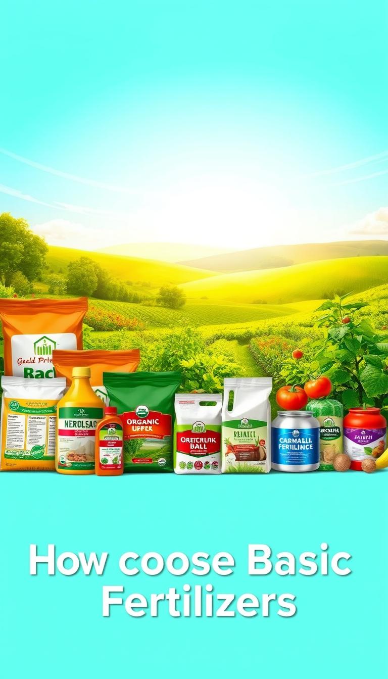 Cómo elegir fertilizantes básicos