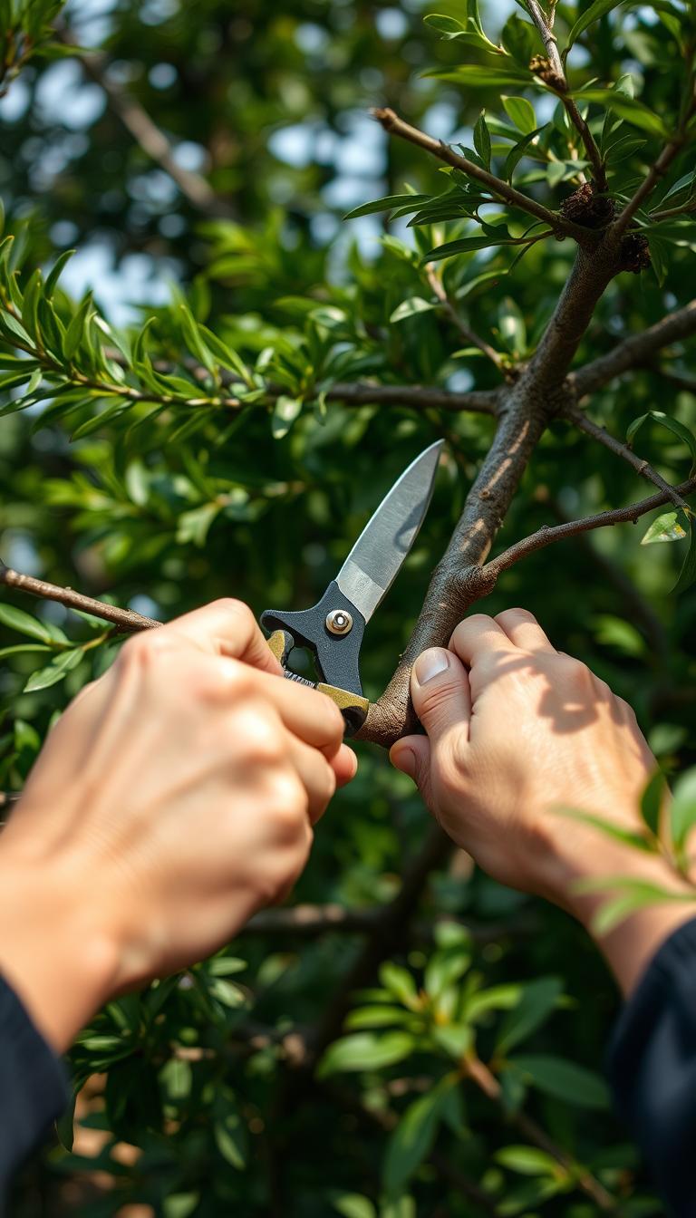 Cómo evitar dañar el árbol al podar