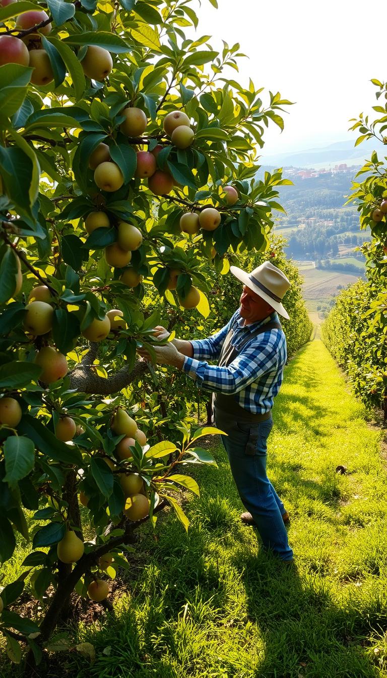 Técnicas de poda para árboles frutales