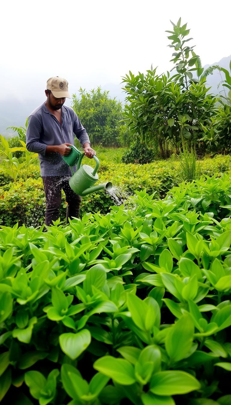 Cómo regar plantas en climas húmedos