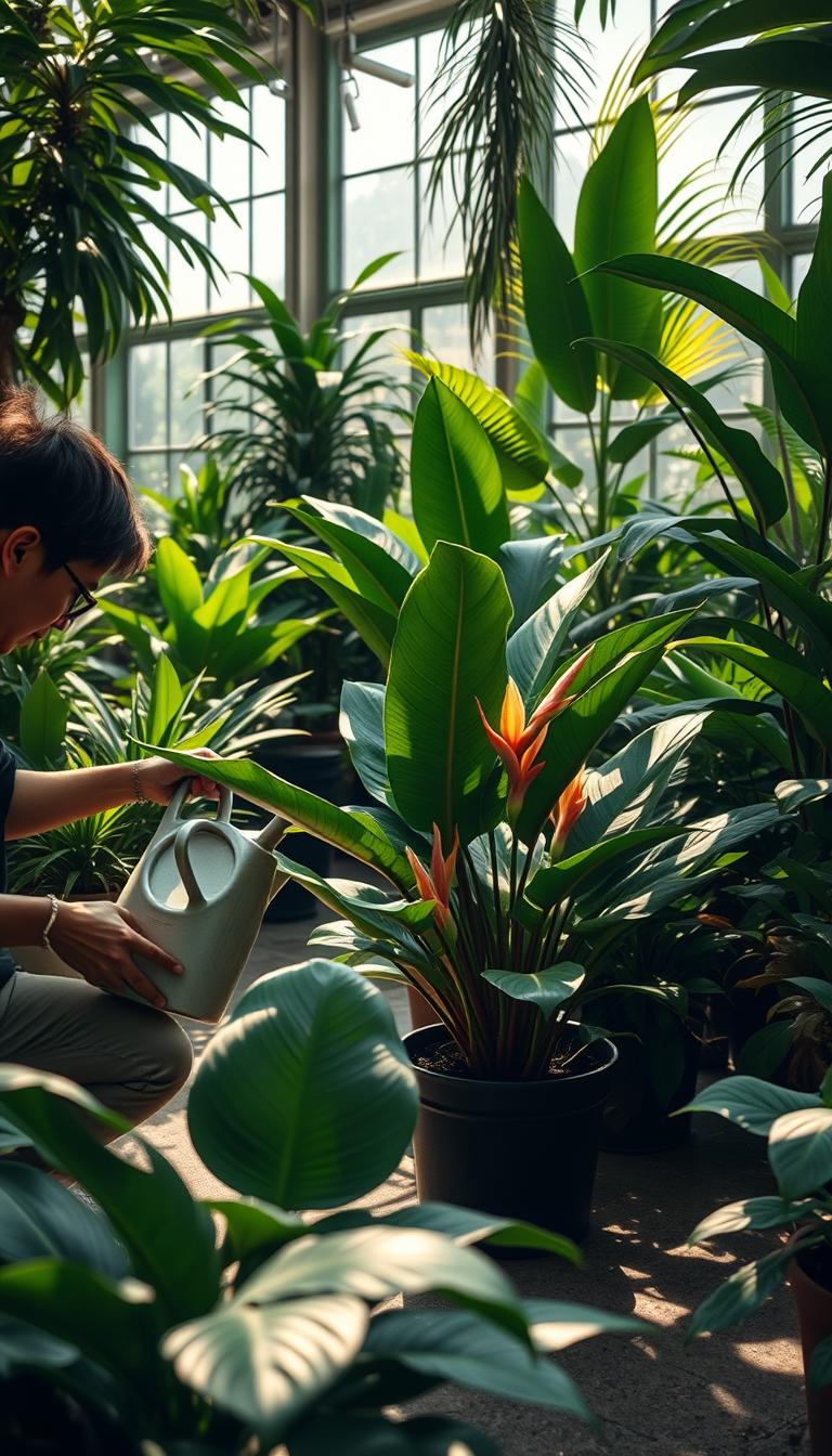 Cómo regar plantas tropicales
