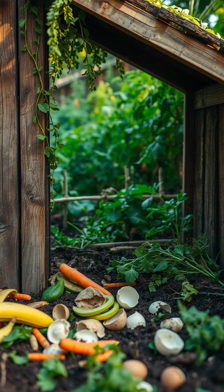 Cómo usar residuos de cocina para compost rápido