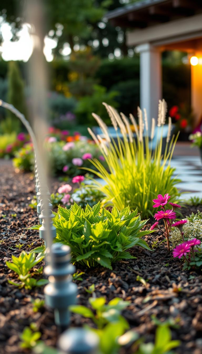 Riego por goteo para jardines