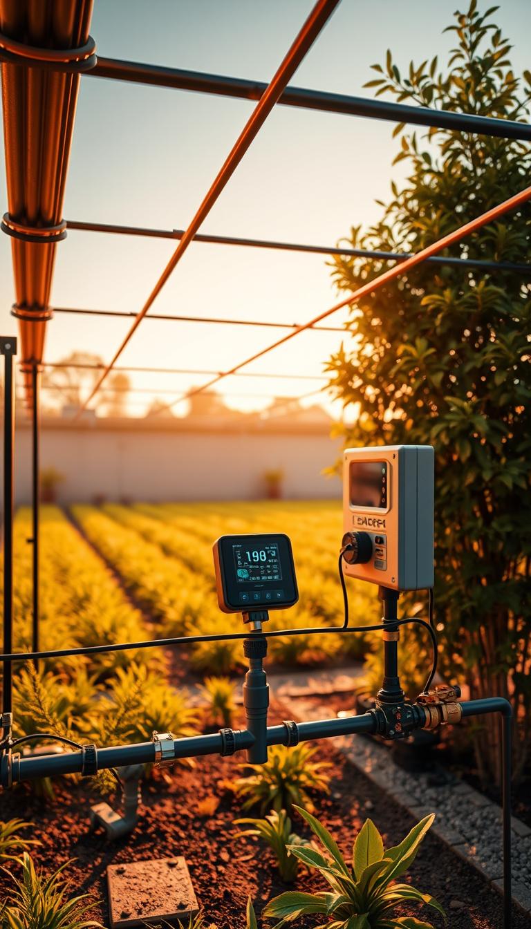 Técnicas de riego automático para plantas