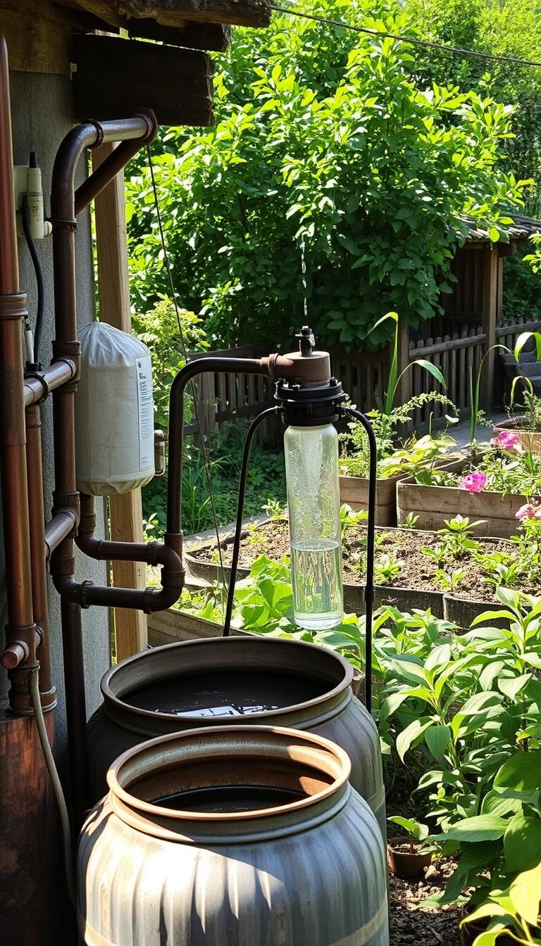 Uso de agua de lluvia para riego